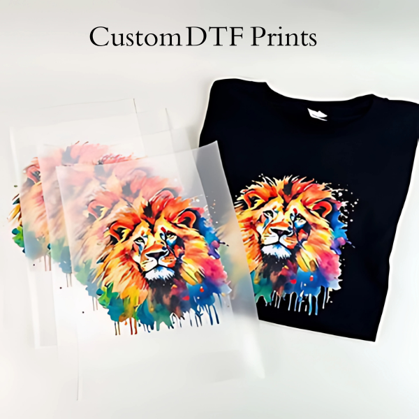 Custom DTF Prints for T-Shirts, Polos, Trousers, Tote Bags, Denim, Caps & More