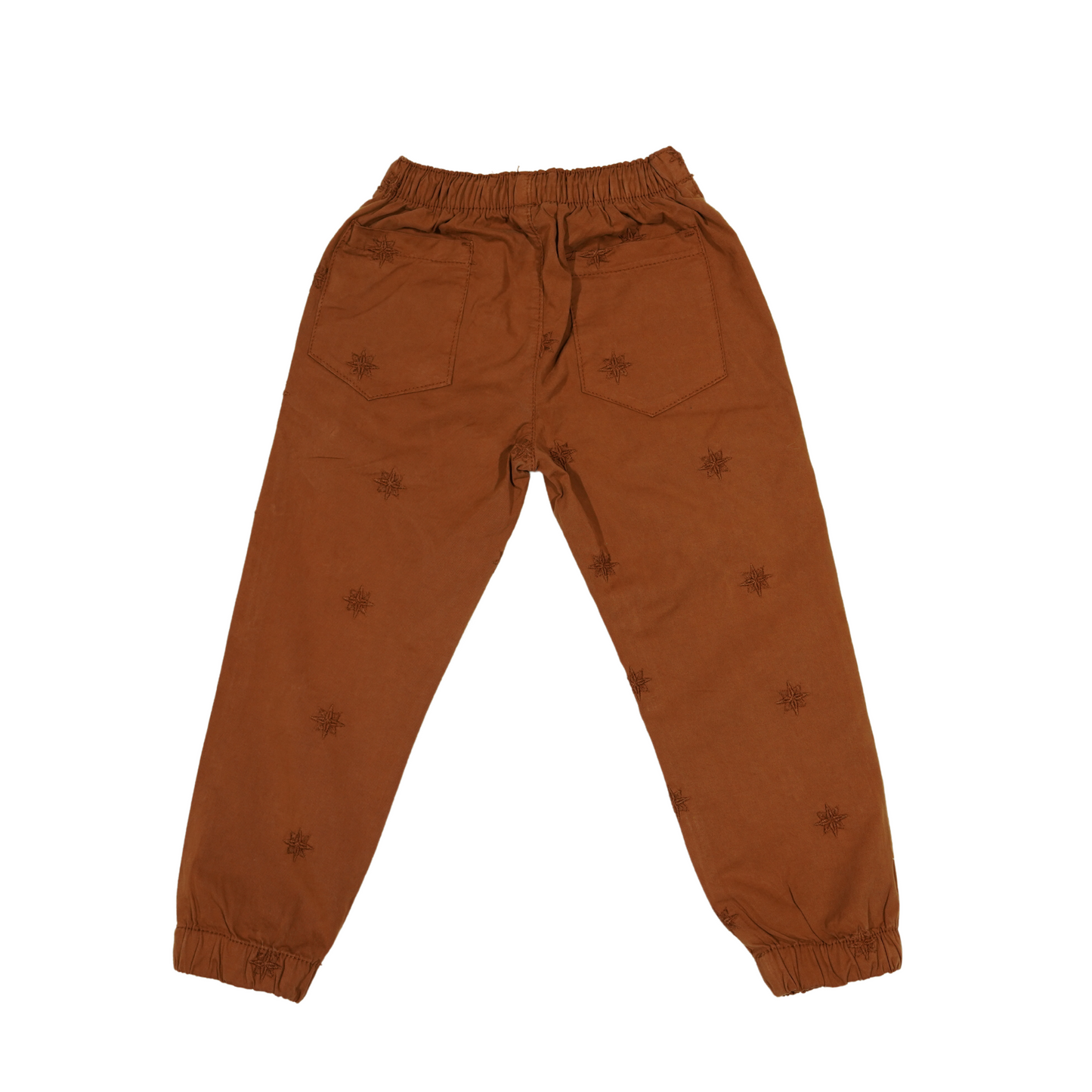 Kids Cotton Embraided Joggers