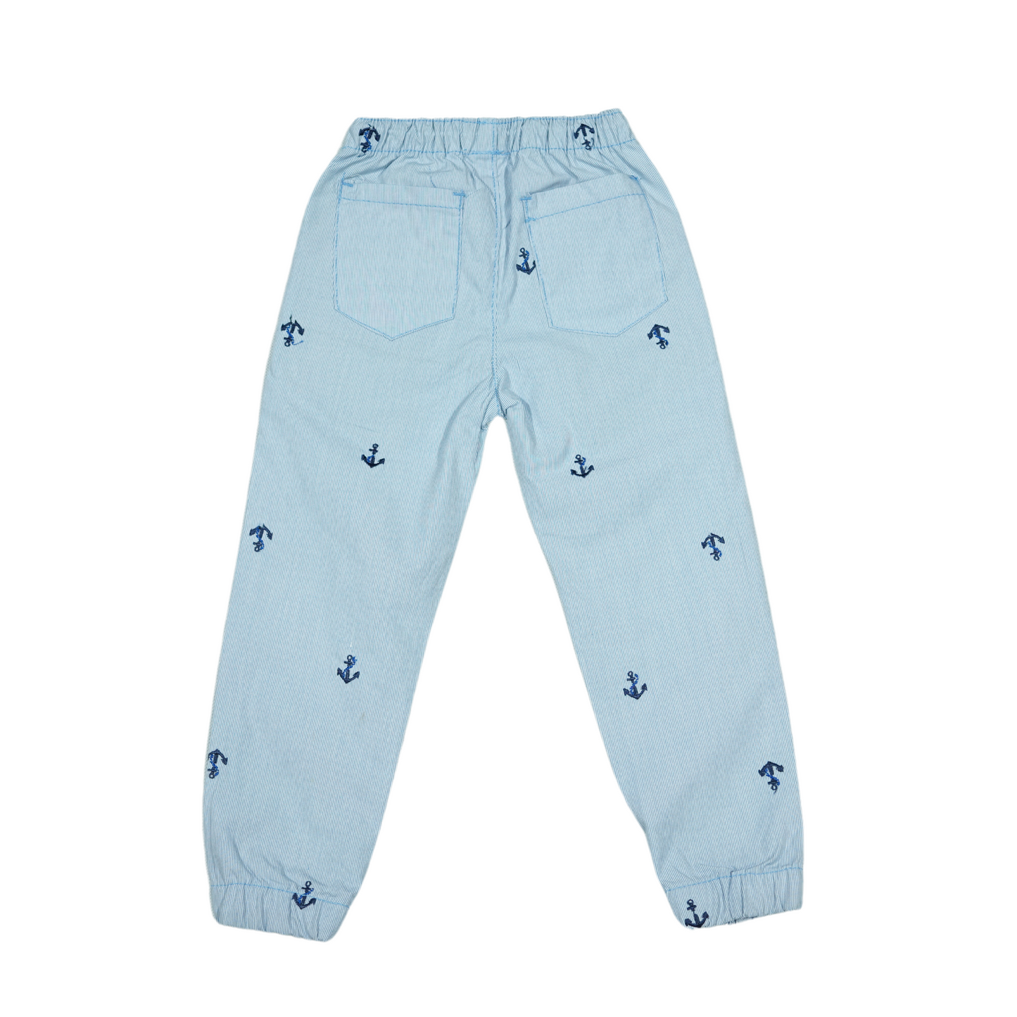 Kids Cotton Embraided Joggers