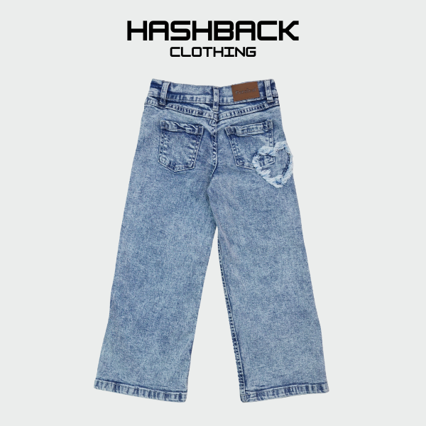 Girls Heart patch Pant