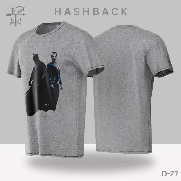 Printed Crew Neck T Shirt For Men D27