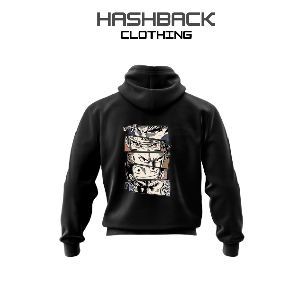 HashBack Printed Zipper Hoodie