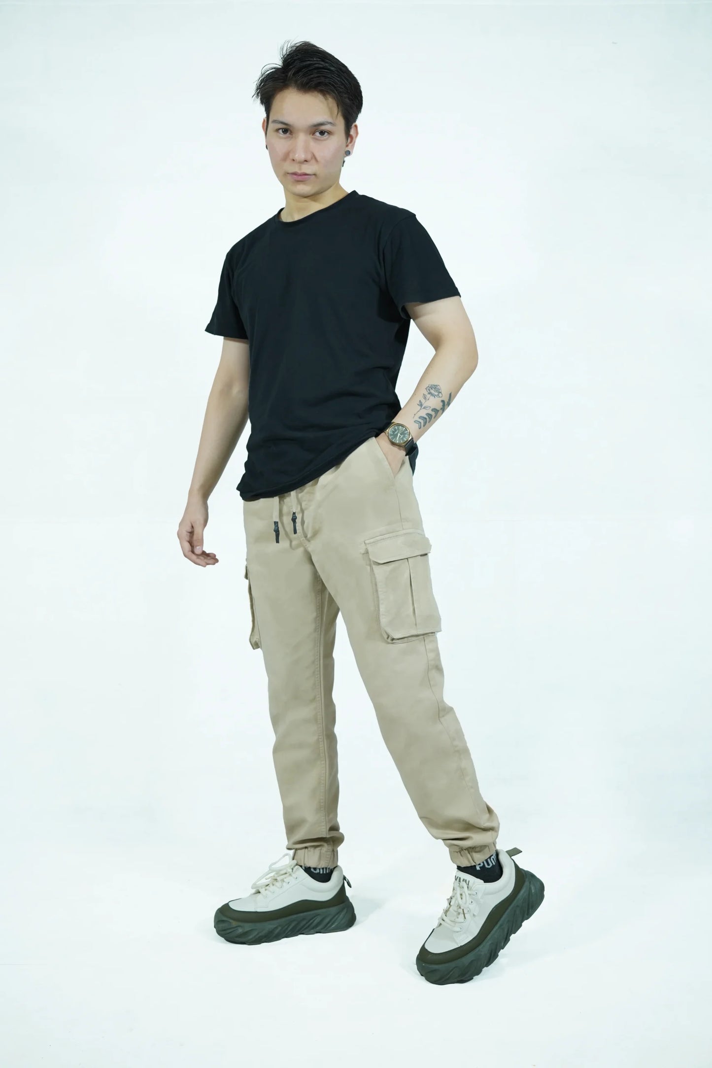 Men’s Jogger Trouser | jogger pant – Regular Fit, 6 Pockets Beige