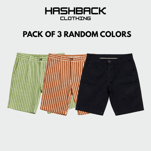 Men's Mix Style Shorts - Pack of 2 & 3