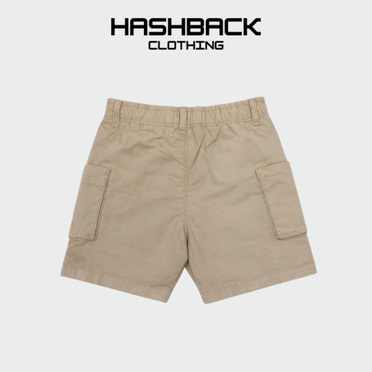 Kids Cargo Shorts - Beige
