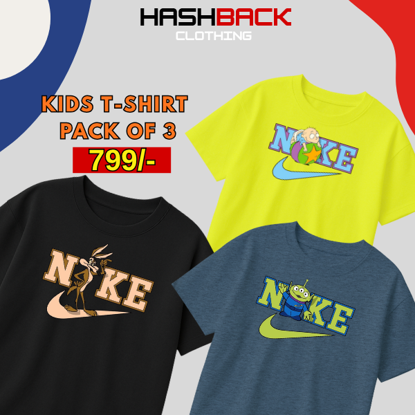 Pack of 3 Boys Printed T-Shirts