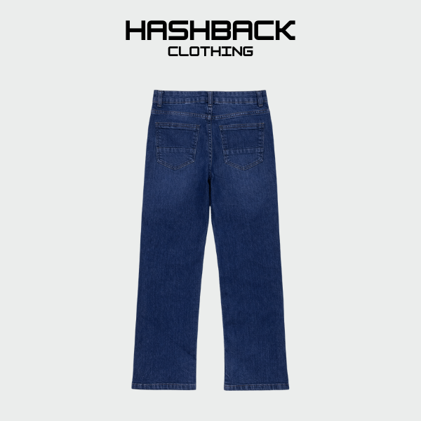 Kids 5-Pocket Denim Straight Pant - Dark Blue Washed