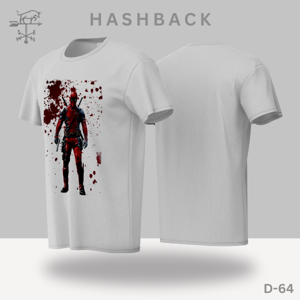 Printed Crew Neck T Shirt For Men D64