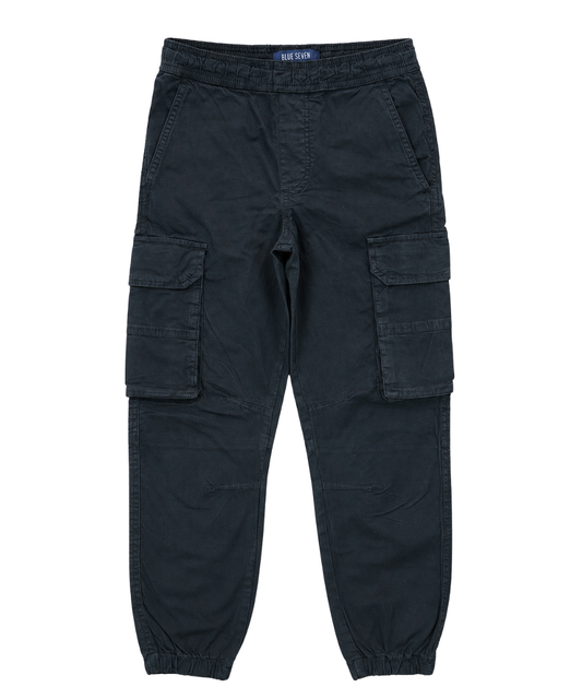 Boys Relaxed Fit Cargo Jogger Trouser - Front Flat Lay