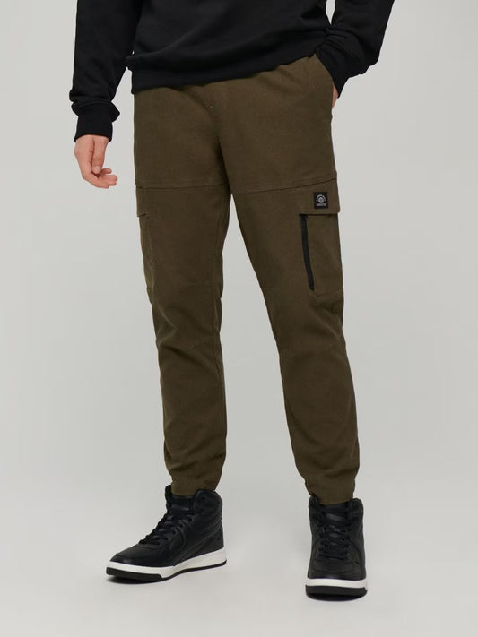 HashBack Men’s Cargo Trouser | Trouser pant – Regular Fit, 6 Pockets Am013 Olive