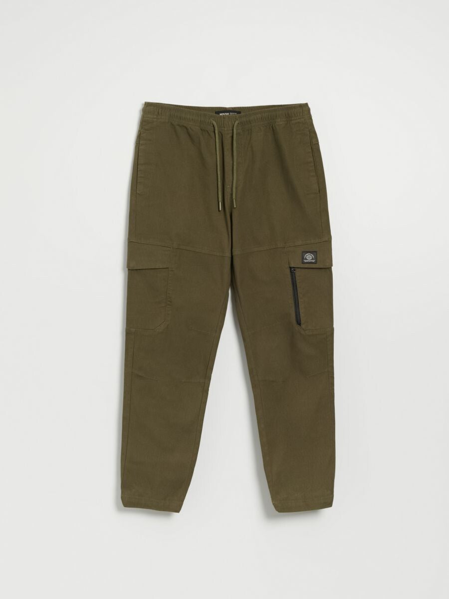 HashBack Men’s Cargo Trouser | Trouser pant – Regular Fit, 6 Pockets Am013 Olive