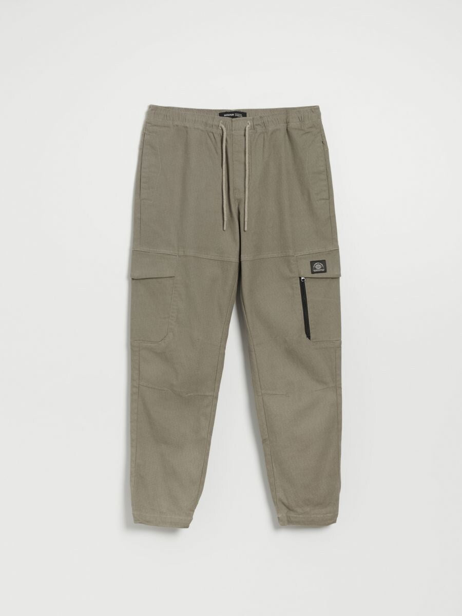 HashBack Men’s Cargo Trouser | Trouser pant – Regular Fit, 6 Pockets Am013 LT-GREY