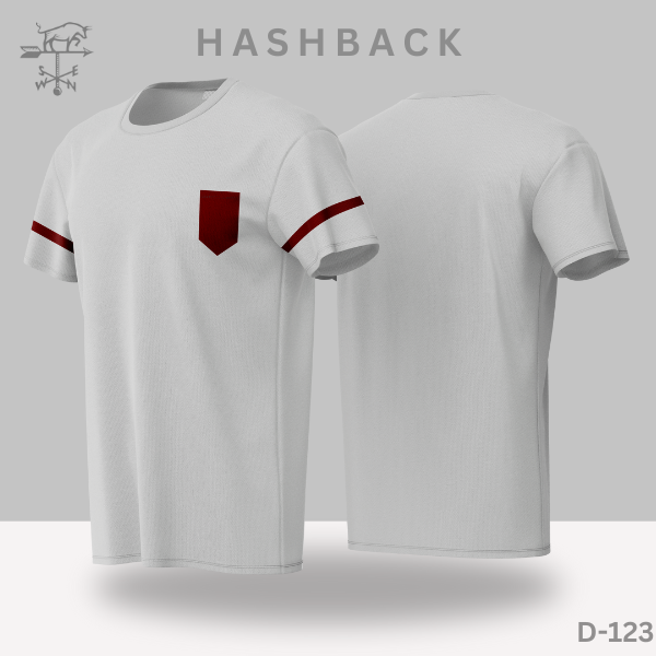 Printed Crew Neck T Shirt For Men D120-123