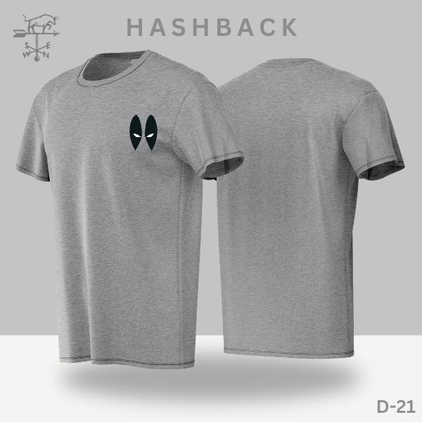 Printed Crew Neck T Shirt For Men D21