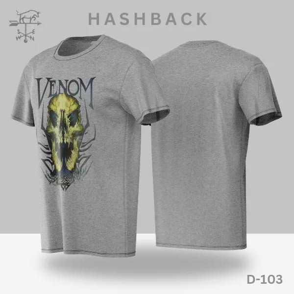 Printed Crew Neck T Shirt For Men D103