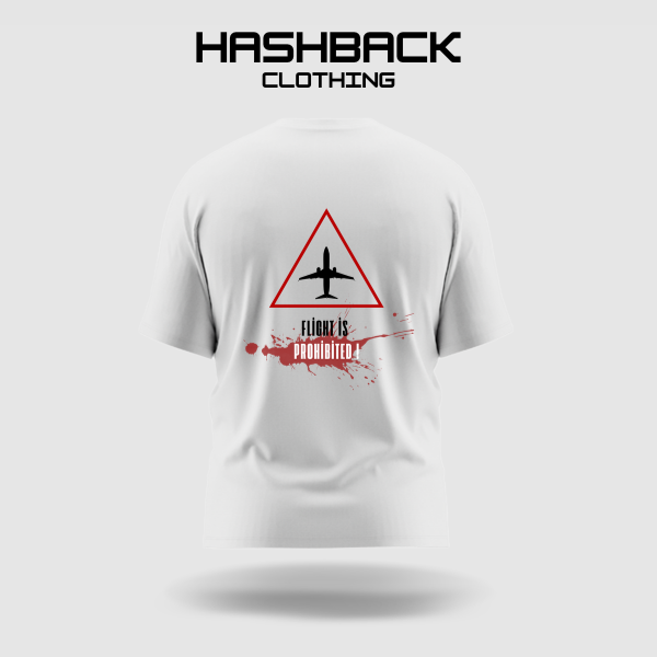 Hashback Round Export Cut Label Brand Printed T Shirt Men's C-2
