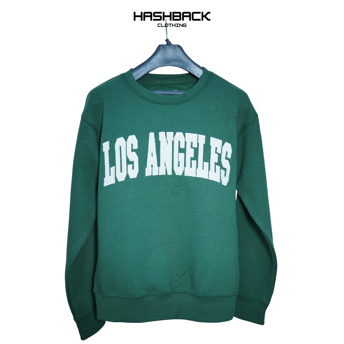 Embroidery Sweatshirt Oversized Drop Shoulder Crew Neck Mix Embroidery Article