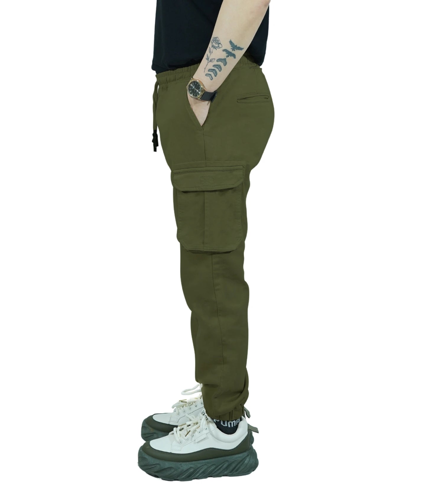 Men’s Jogger Trouser | jogger pant – Regular Fit, 6 Pockets Olive
