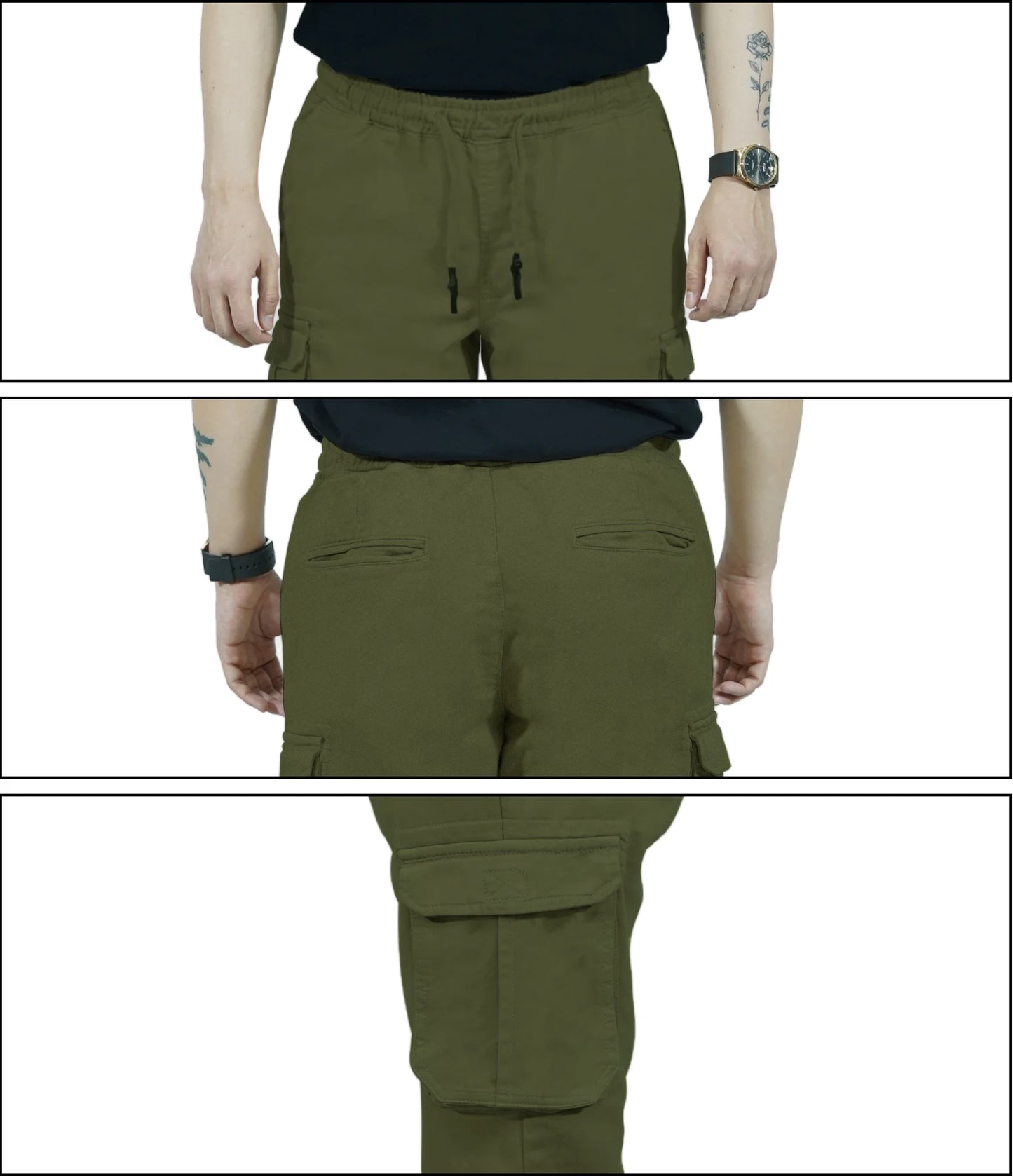 Men’s Jogger Trouser | jogger pant – Regular Fit, 6 Pockets Olive
