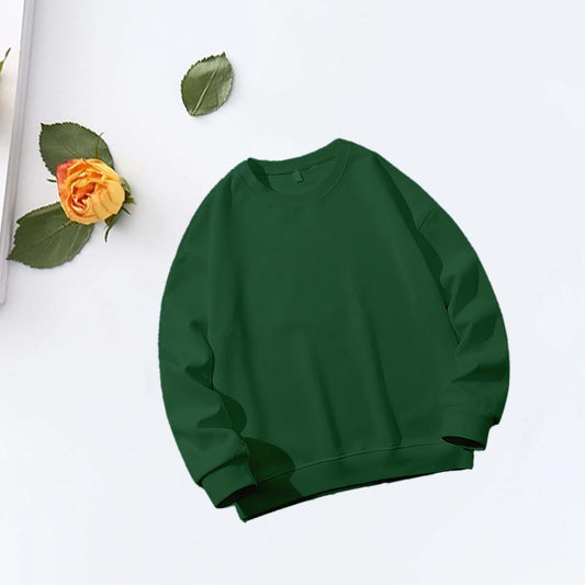 Sweatshirt Oversized Drop Shoulder Crew Neck