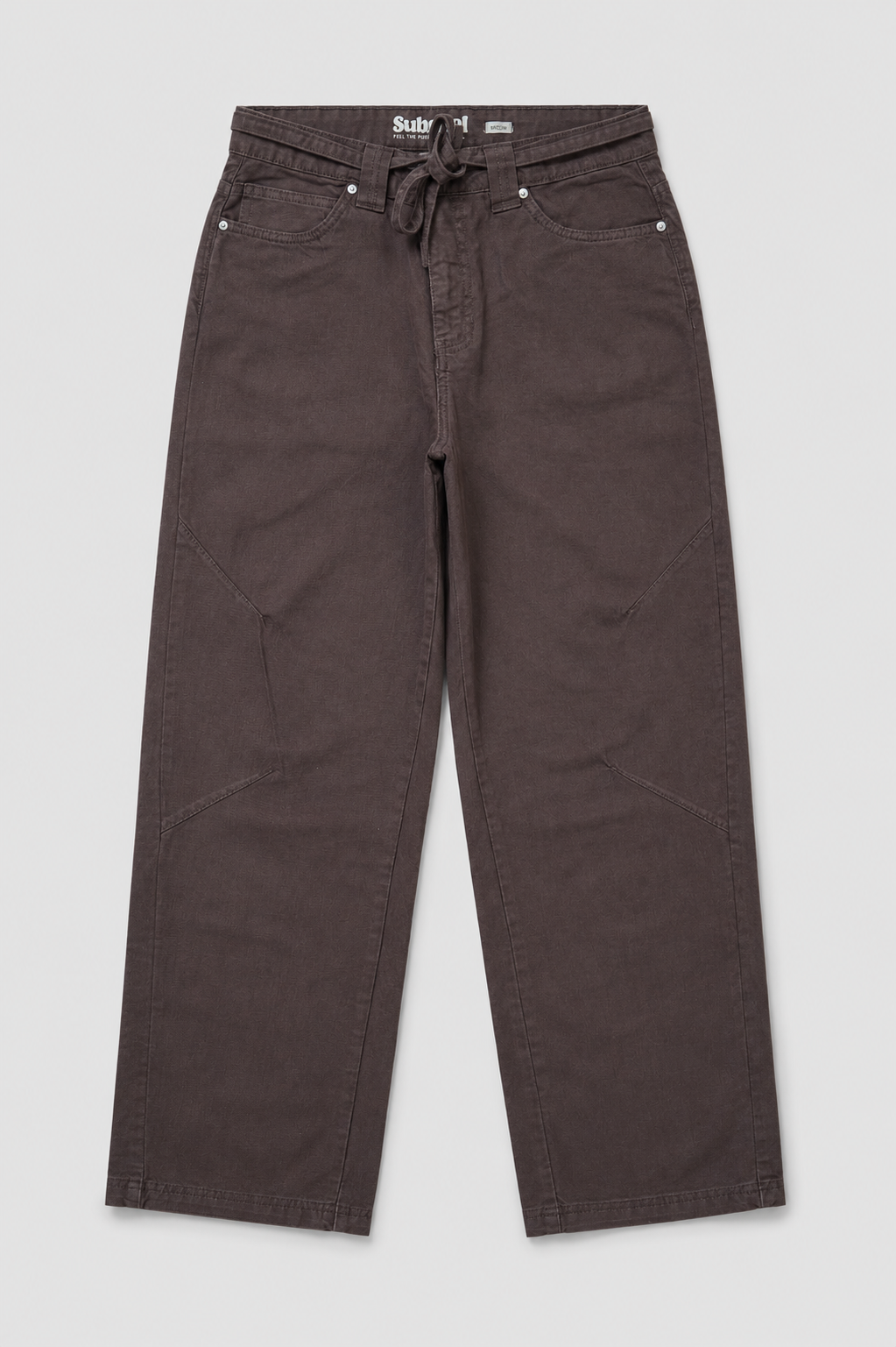 Women's Wide-Leg Belted Denim Pant