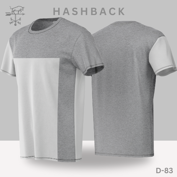 Printed Crew Neck T Shirt For Men D83