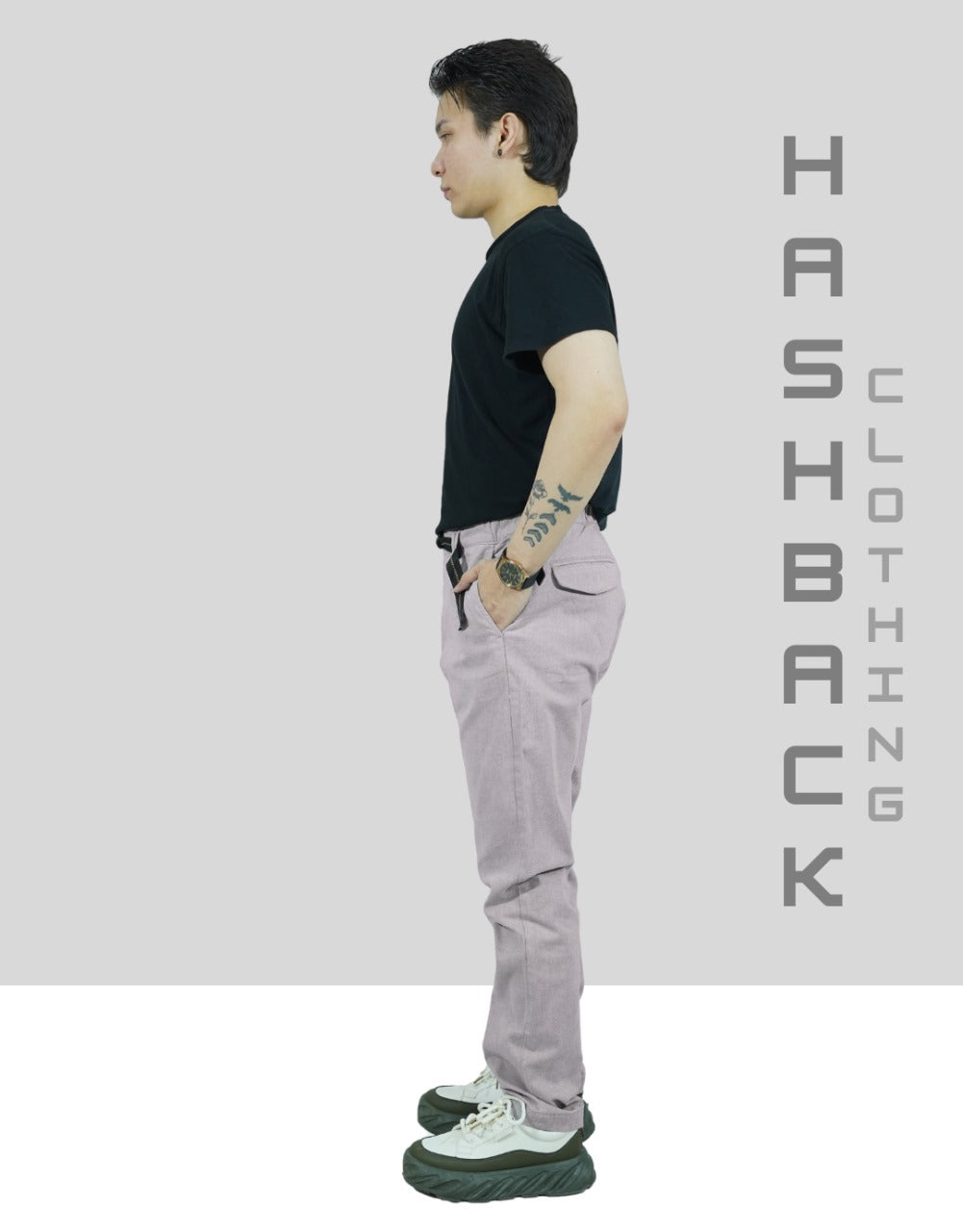 Men’s Coulisse Pants – Slim Fit, 4 Pockets with Belt