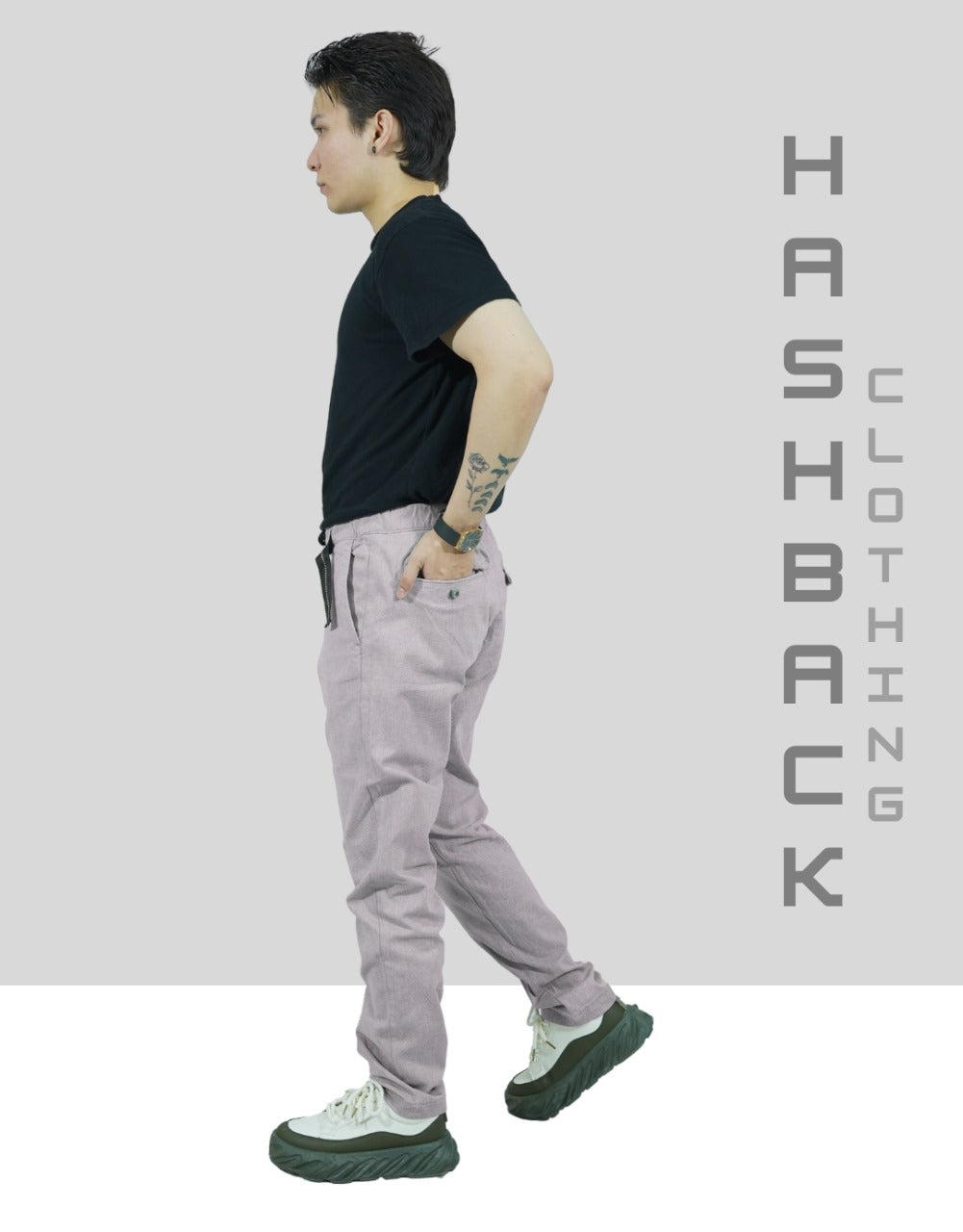 Men’s Coulisse Pants – Slim Fit, 4 Pockets with Belt