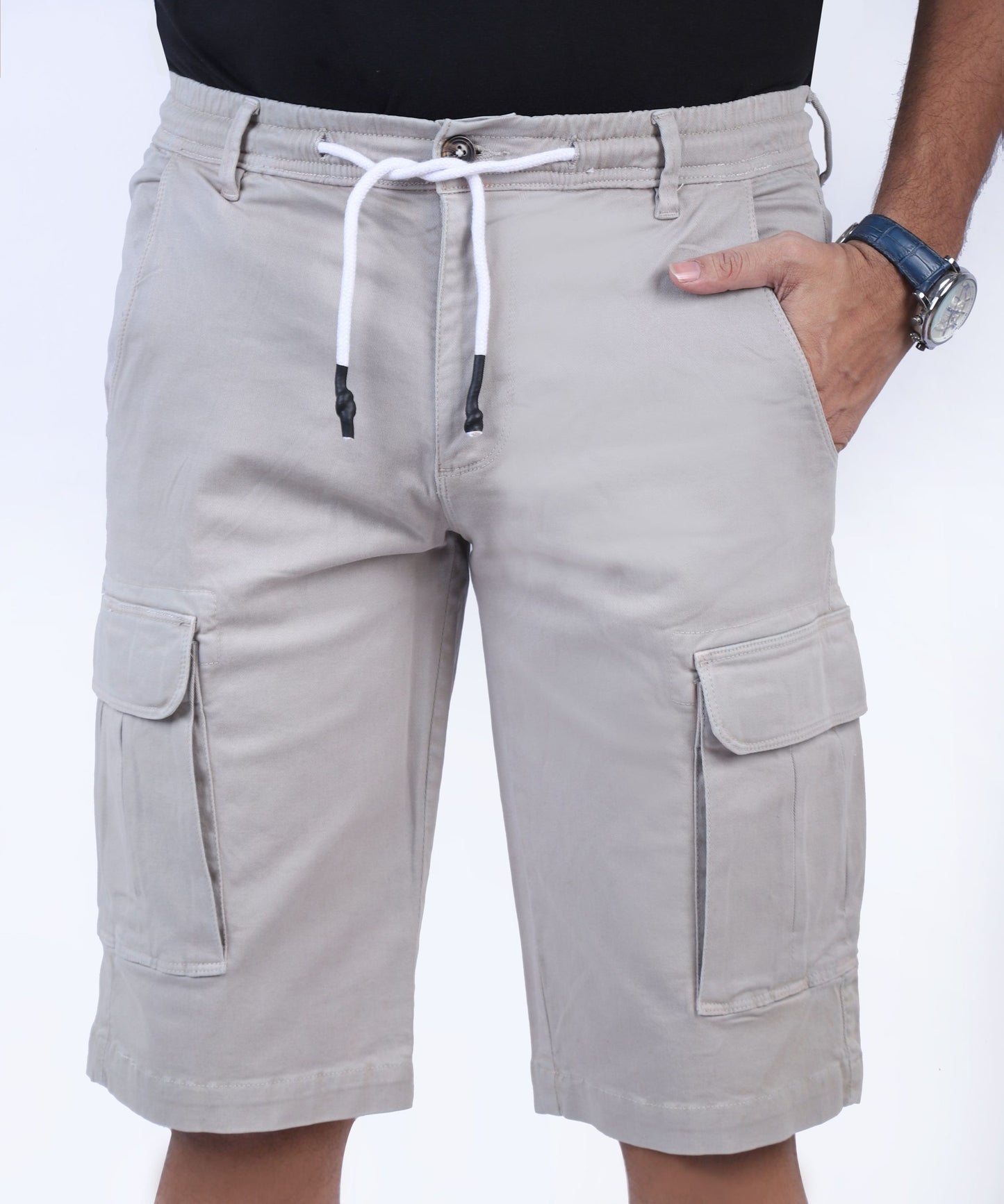Cargo Shorts for Men's Performance Series Extreme Comfort -Light Grey
