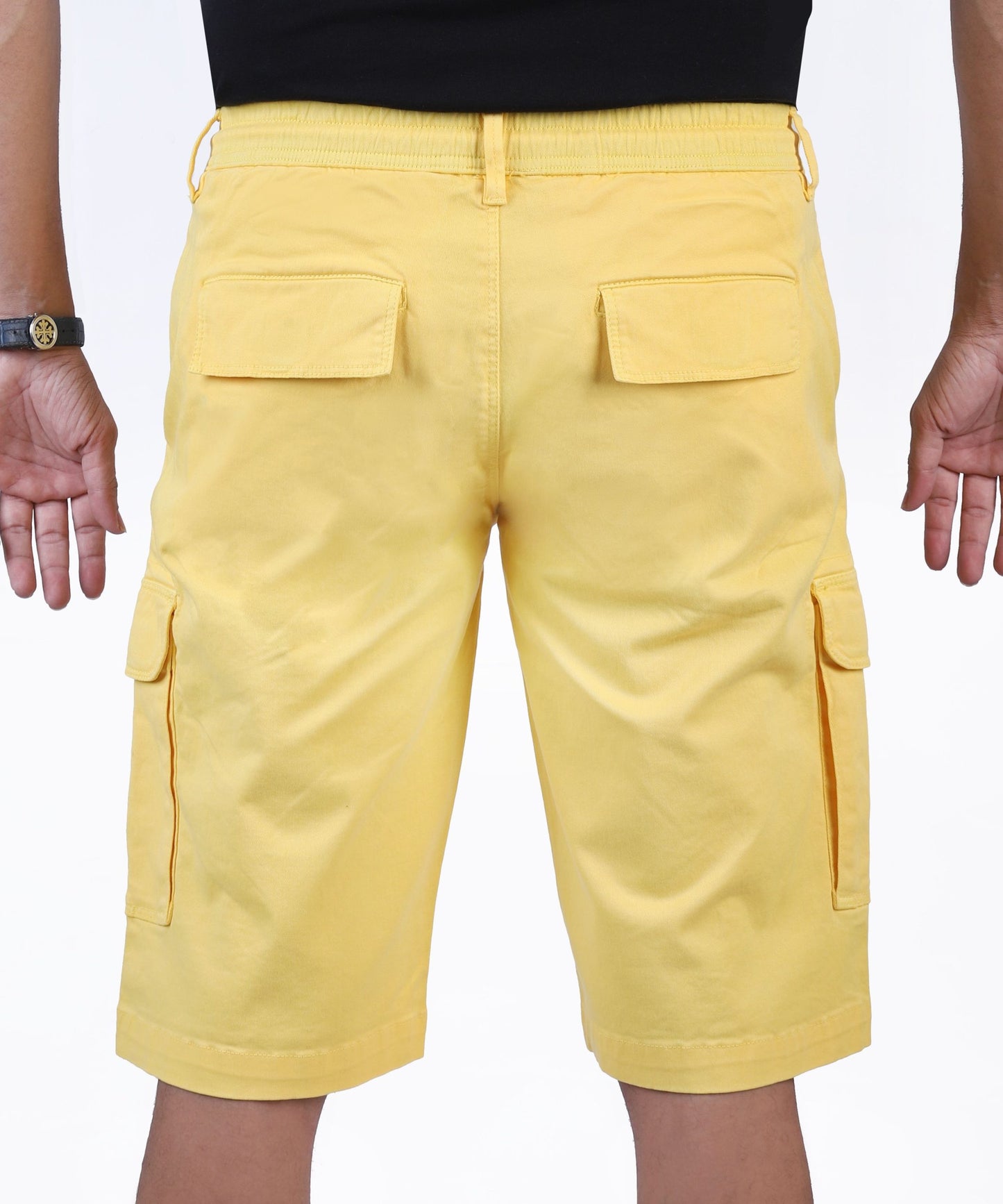 Cargo Shorts for Men's Performance Series Extreme Comfort -Light Yellow