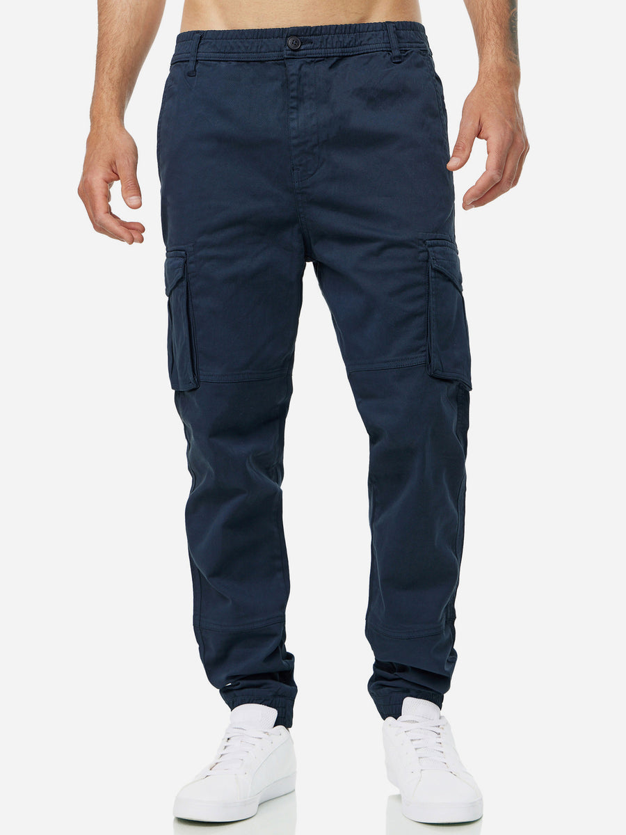 Modern Cargo Joggers - Cotton Stretch Pants - 17003