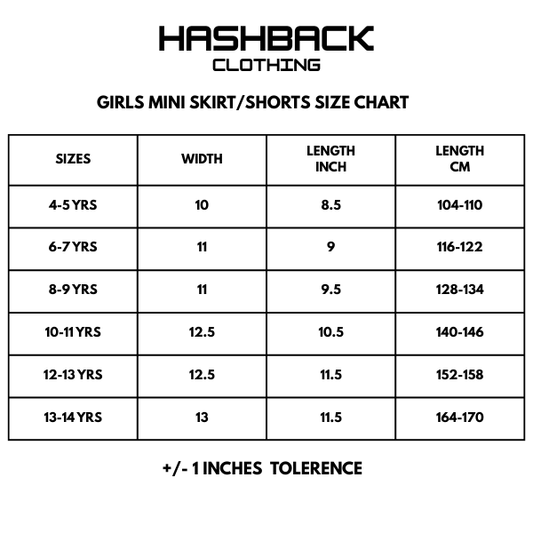 Girls Mini Skirt/ Shorts