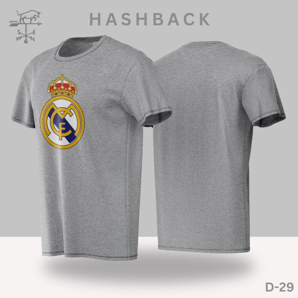 Printed Crew Neck T Shirt For Men D29