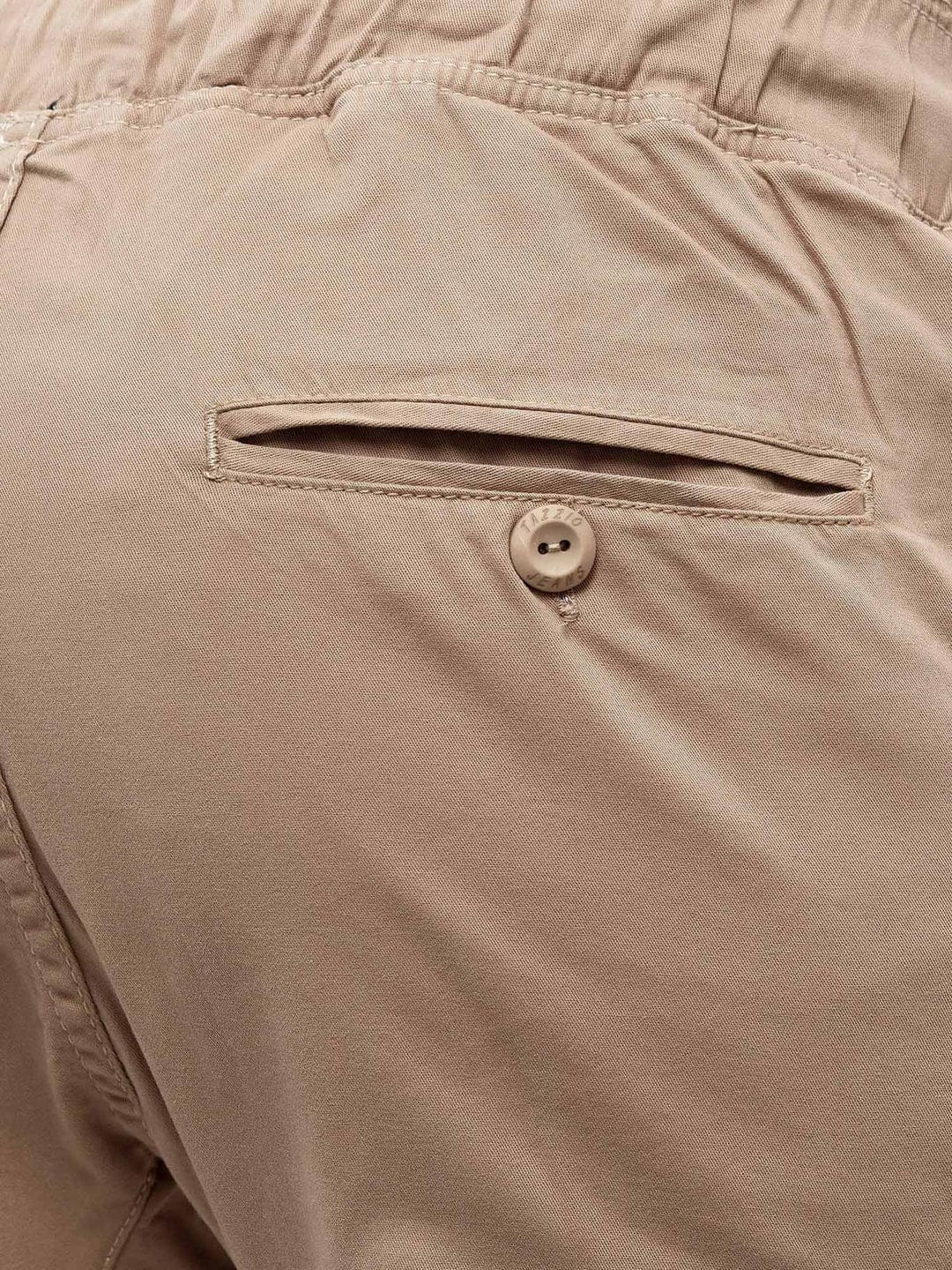HashBack Stretchable Cargo Jogger Trouser -beige