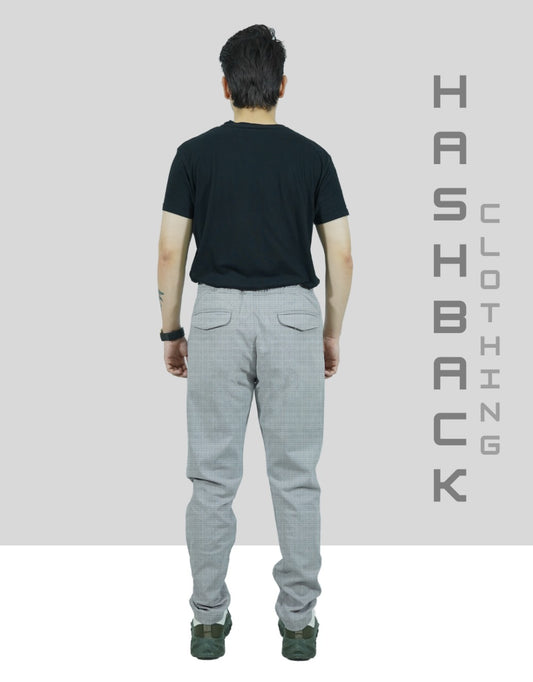 Men’s Coulisse Pants – Slim Fit, 4 Pockets with Belt Black