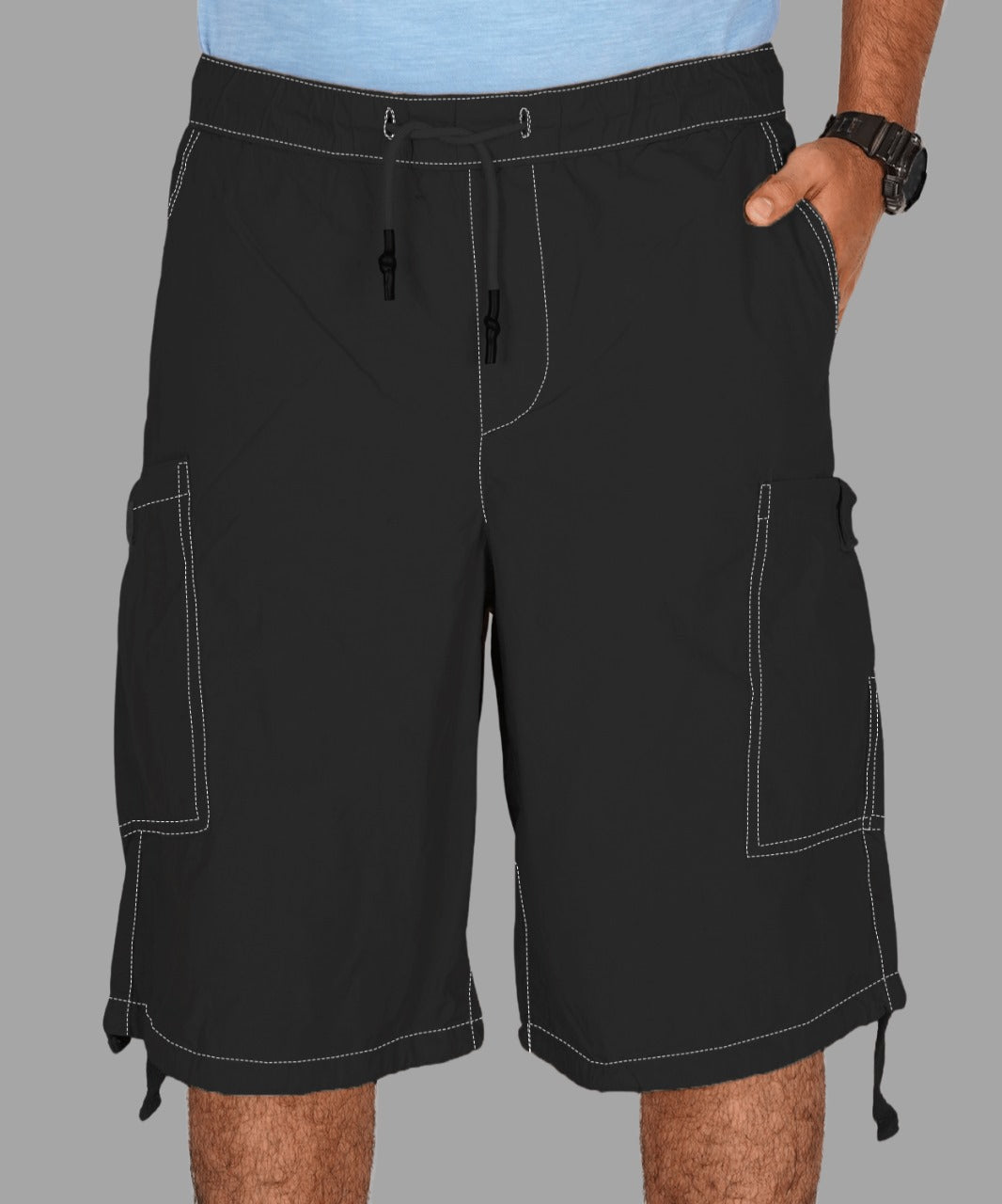 Poplin Shorts for Men's Performance Series Extreme Comfort - Anthra