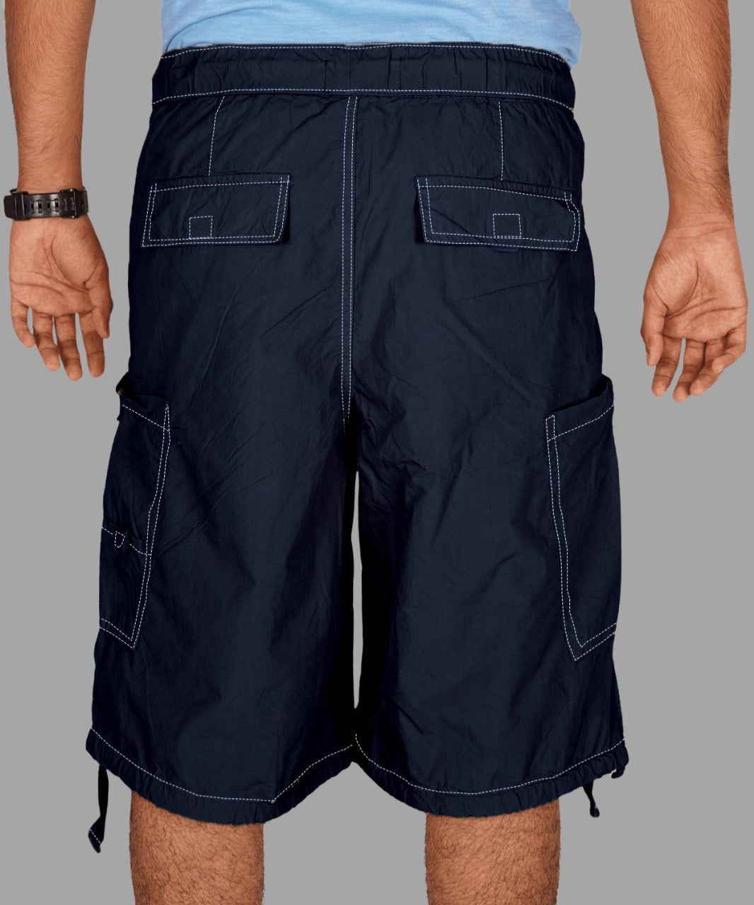 Poplin Shorts for Men's Performance Series Extreme Comfort - Navy