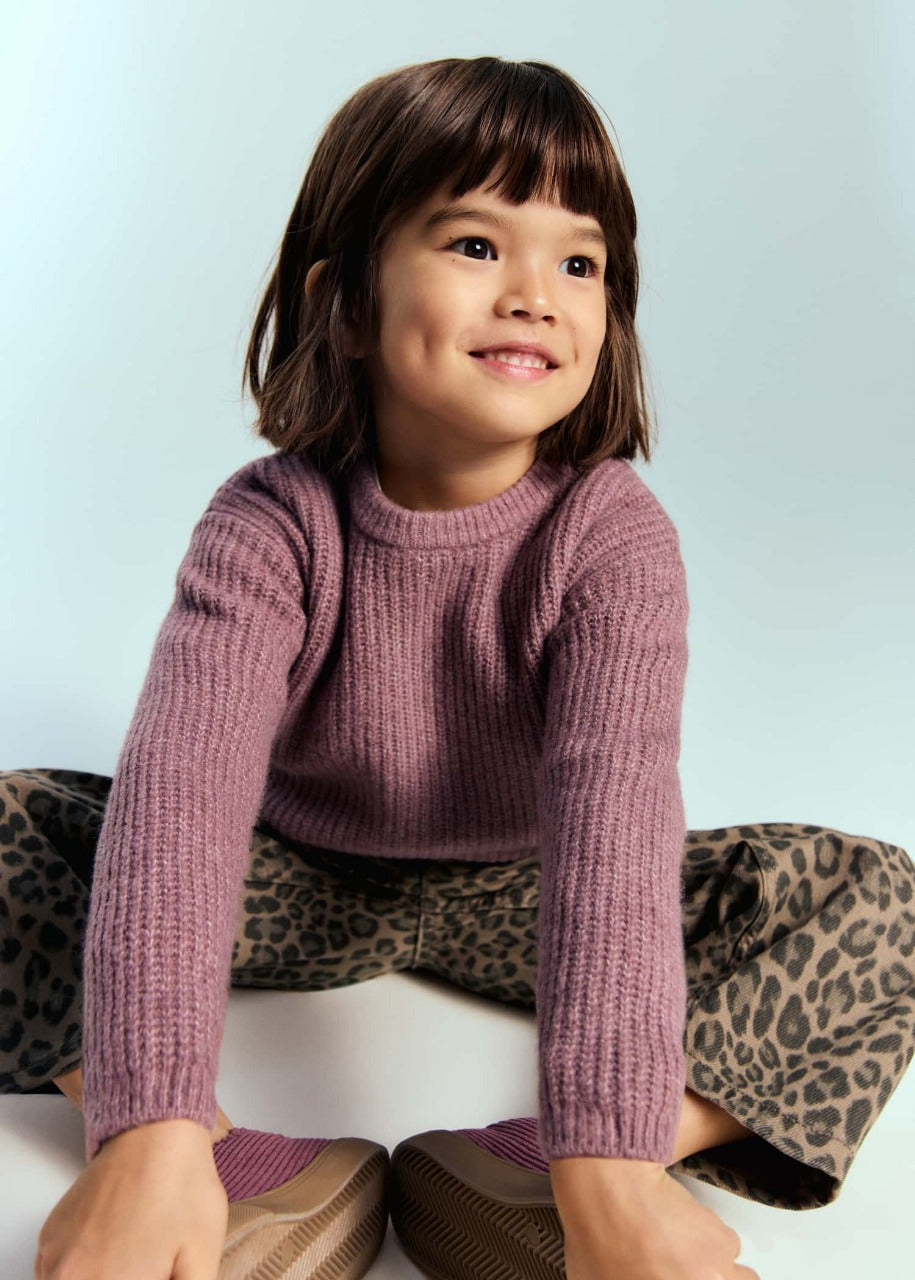 Girls Denim Jeans, Cheetah Print Normal Belt