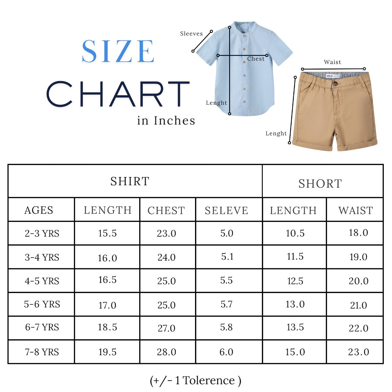 Kids Outfit: Comfortable Cotton Shirt and Shorts
