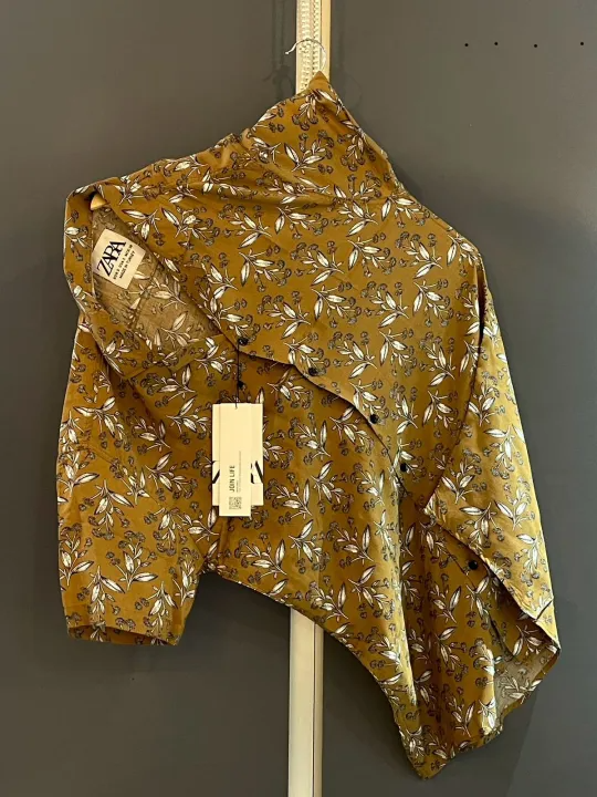 Sale On Printed Linen Shirt For Men Small & Medium