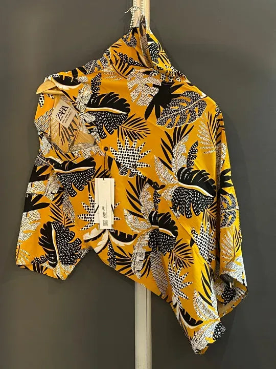 Printed Linen Shirt For Men | Sale Articles