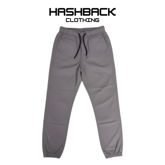 HashBack Stretchable Cotton Trouser - Grey