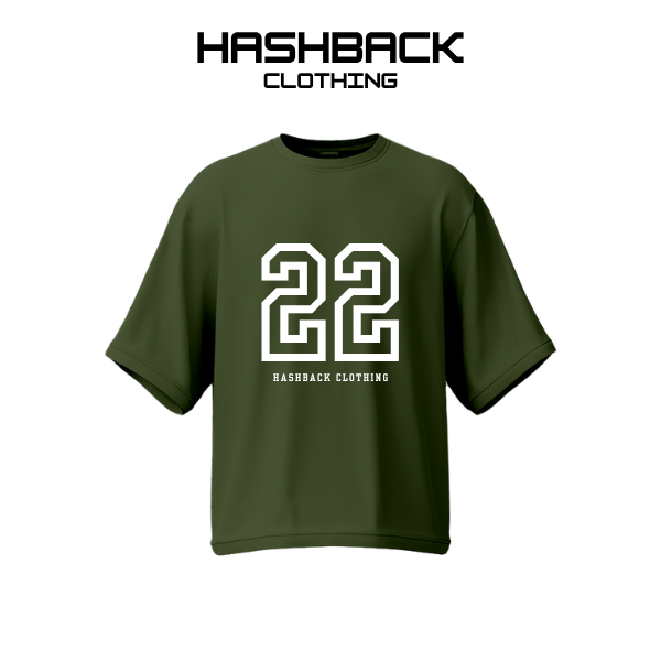 Hashback Drop shoulder Unisex 22 T-shirt