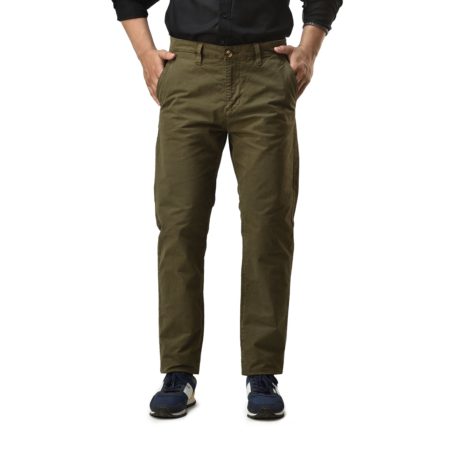 Mens Slim fit Chinos Pants - Olive