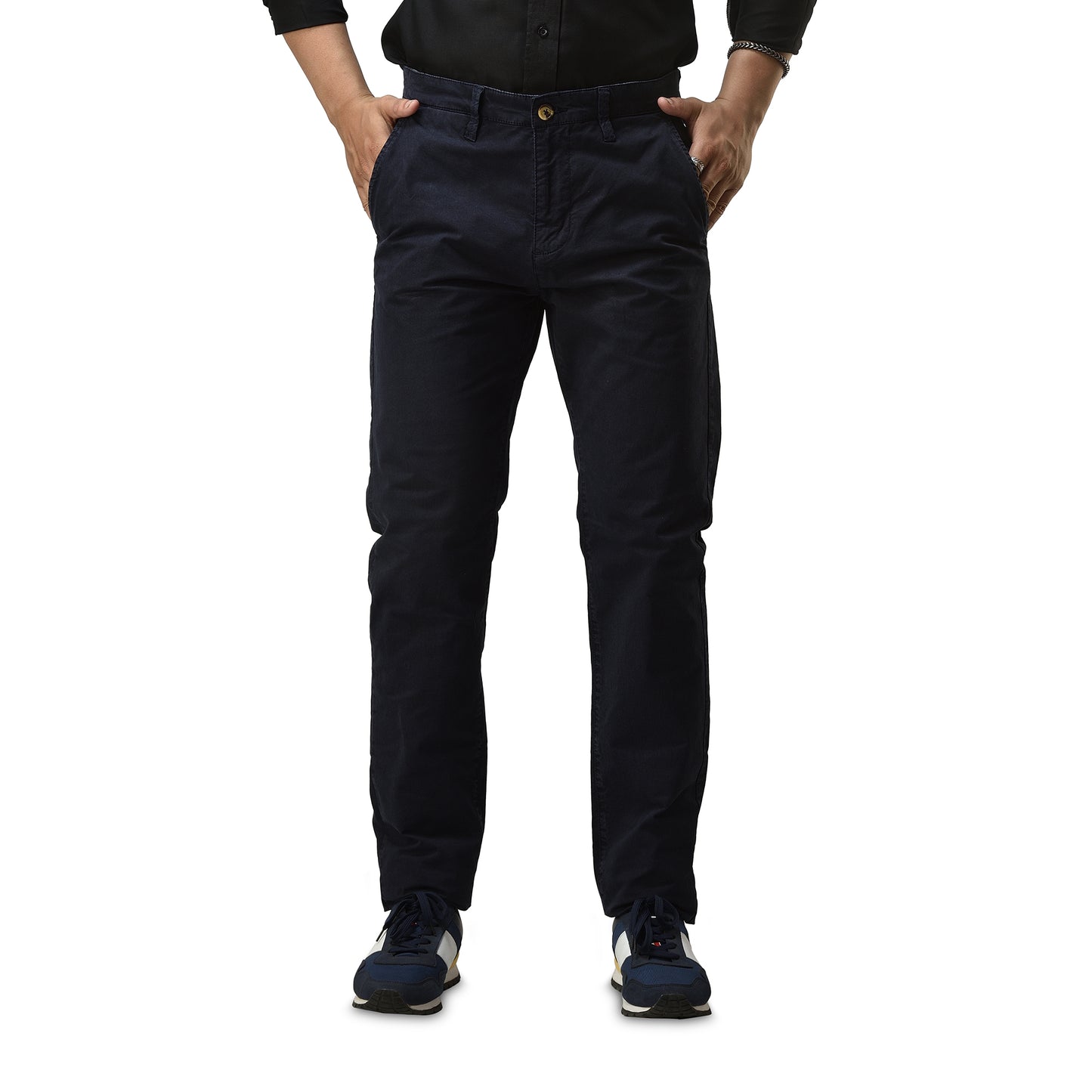 Mens Slim fit Chinos Pants - Navy