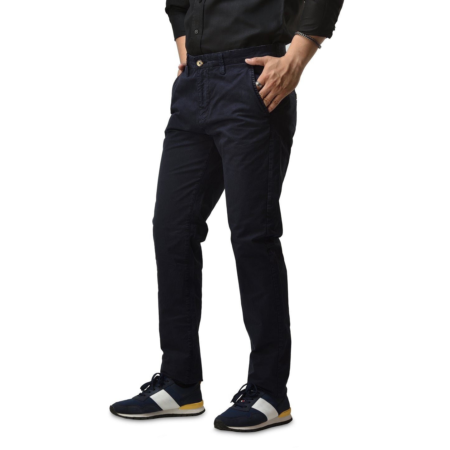 Mens Slim fit Chinos Pants - Navy