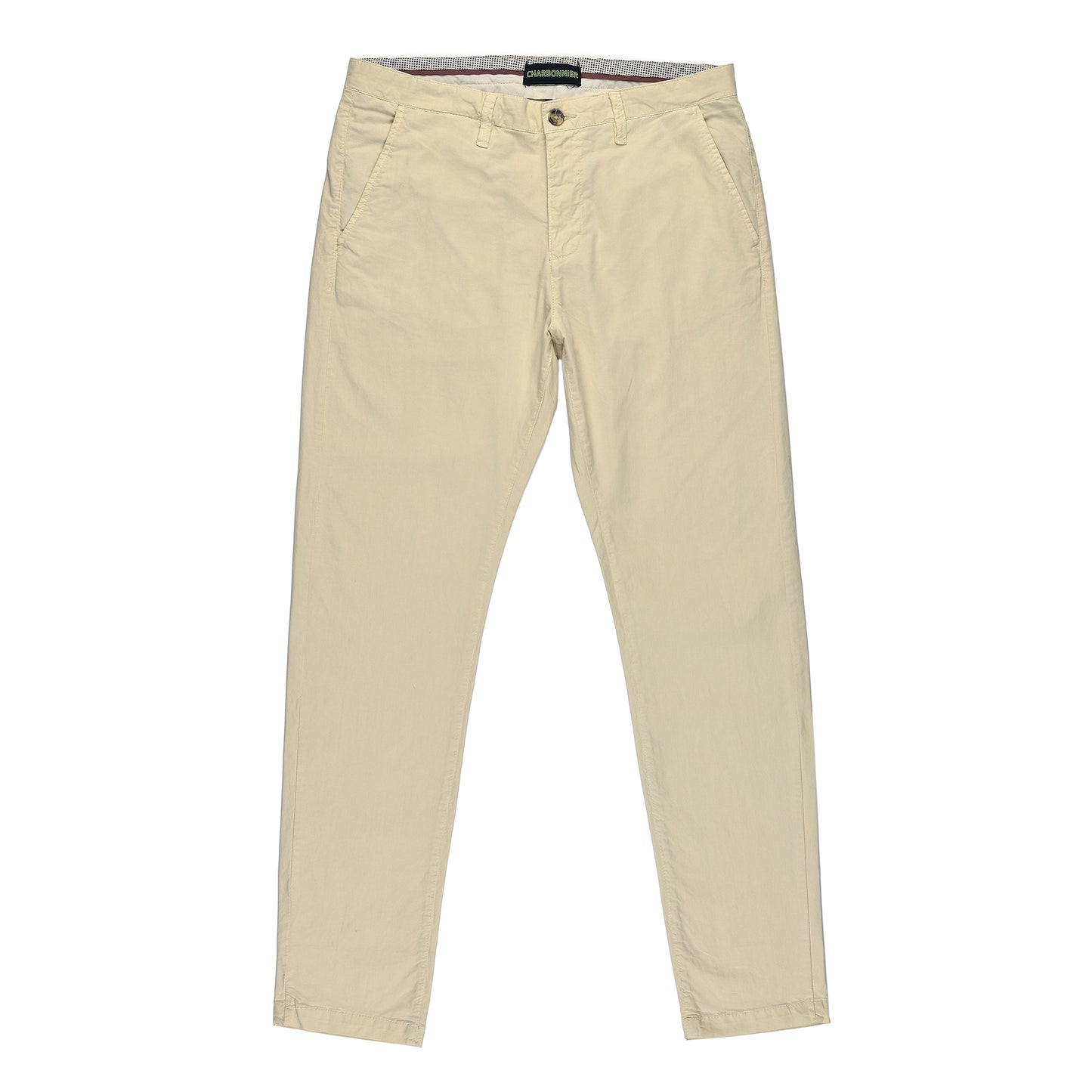 Mens Slim fit Chinos Pants - Lght Beige