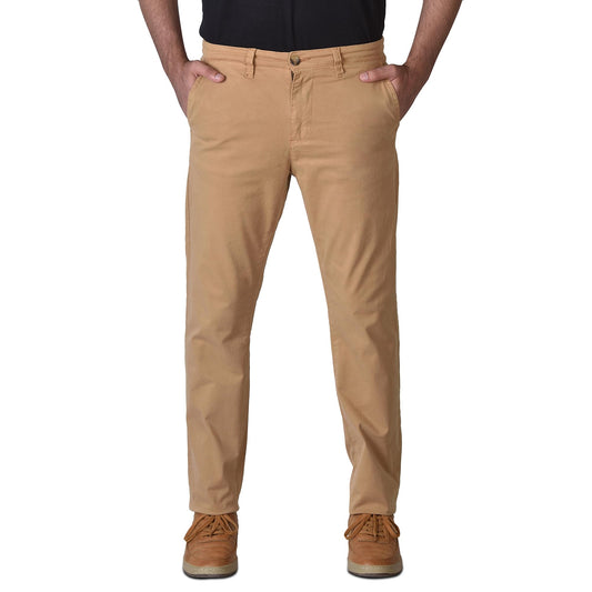 Mens Slim fit Chinos Pants - Camel