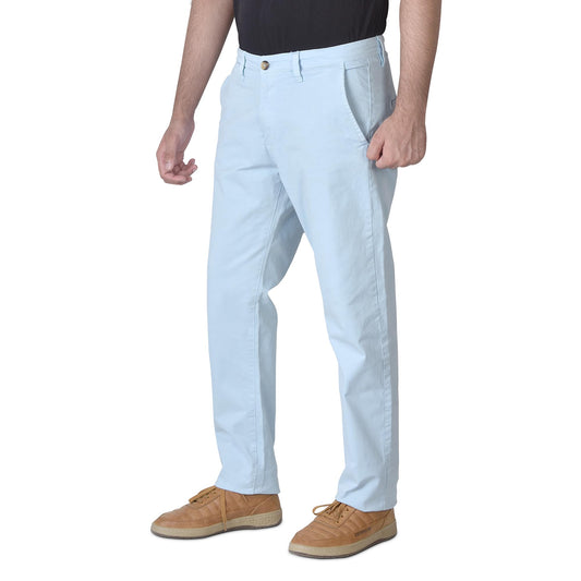 Mens Slim fit Chinos Pants - SkyBlue