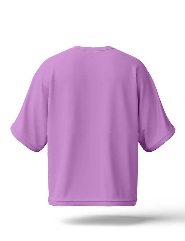 Hashback Drop shoulder Unisex Be like a Cat T-shirt Lilac